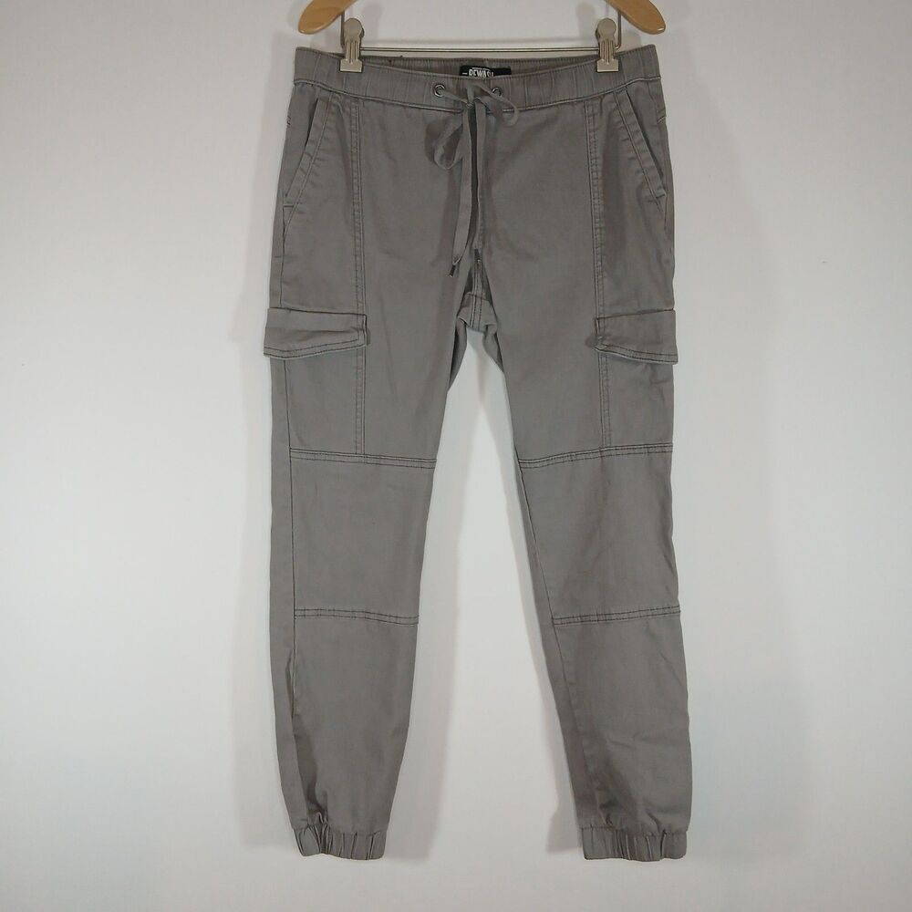 Rewash Gray Cargo Jogger Pants M Gorpcore Utility Streetwear